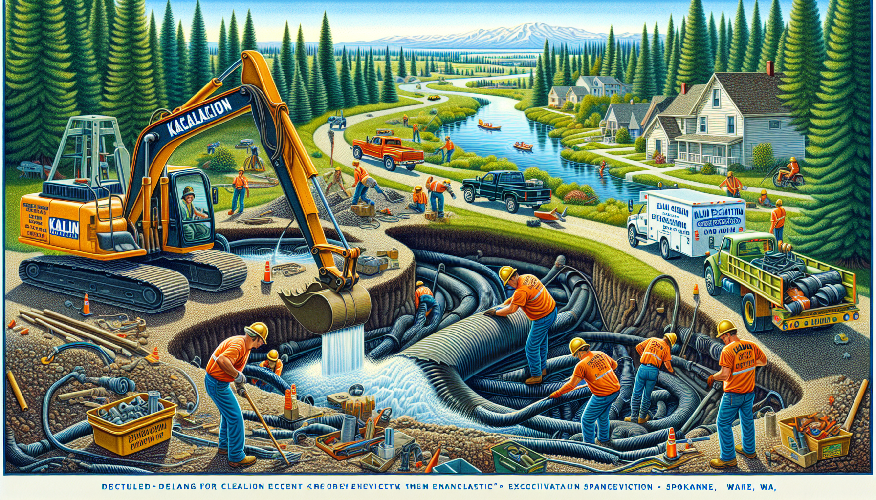 Clearing the Way: Kalin Excavation’s Solution for Residential Drain Clogs in Spokane, WA