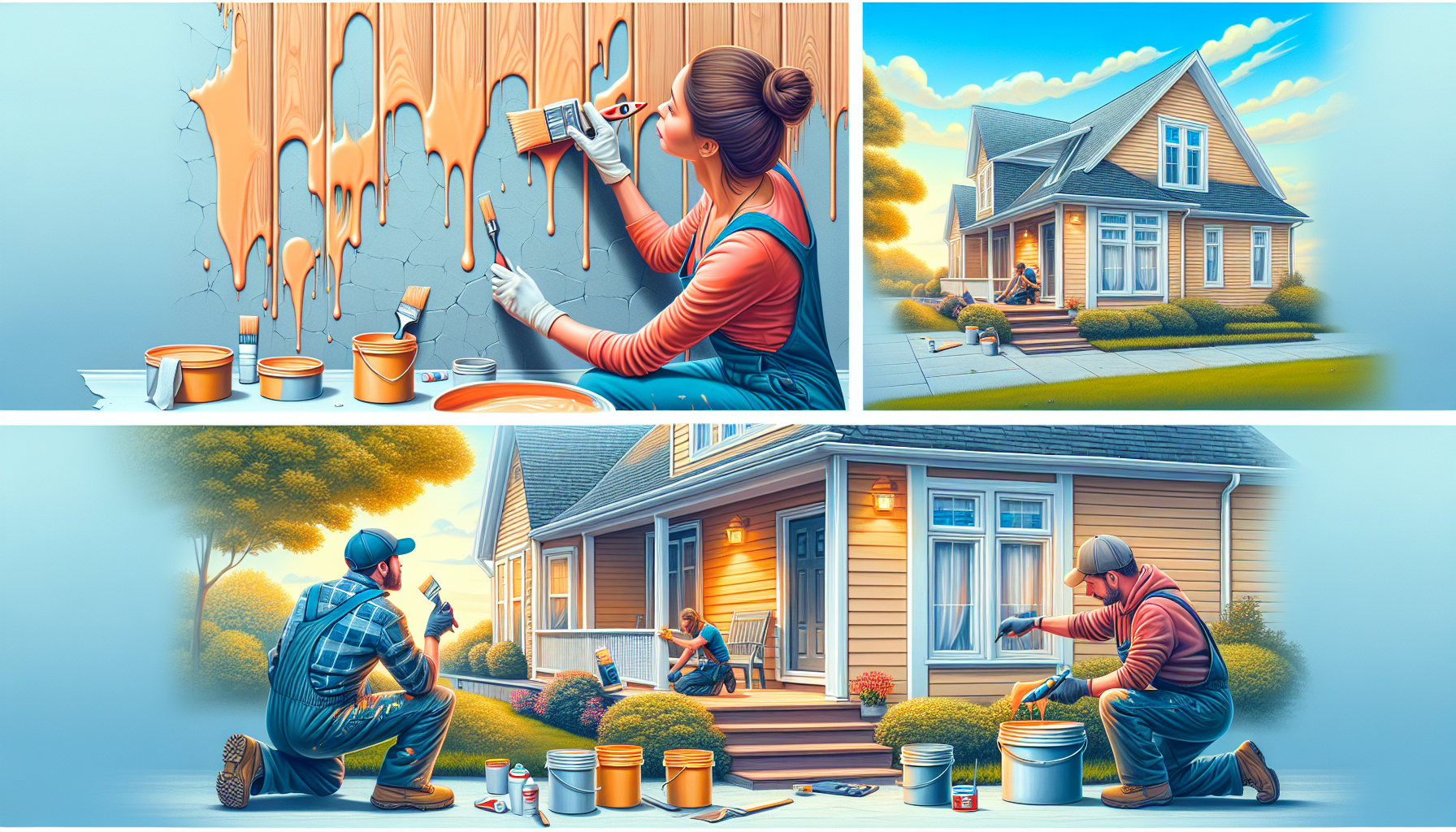 Revamping Your Home’s Exterior: Painting and Repairing Siding and Cracks