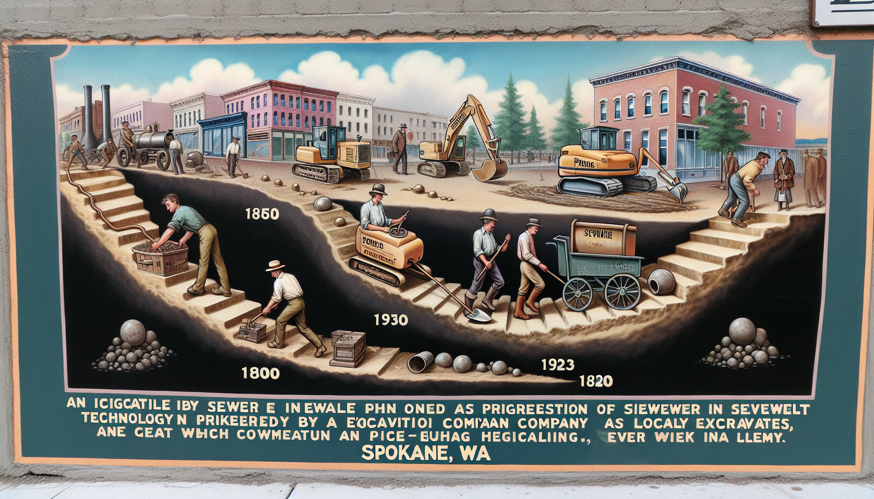 Digging into Progress: The Evolution of Sewer Technology in Spokane, WA with Kalin Excavation (1800-2023)
