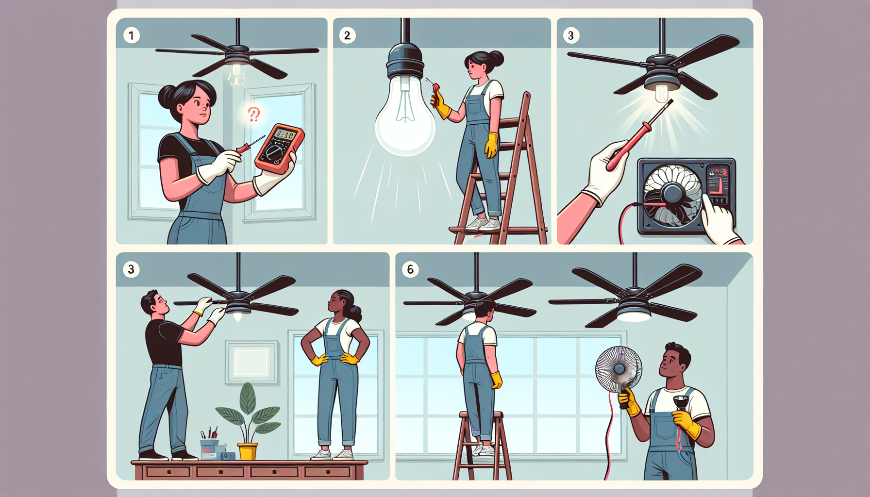 Inspecting Home Light Fixtures and Ceiling Fans: A Guide