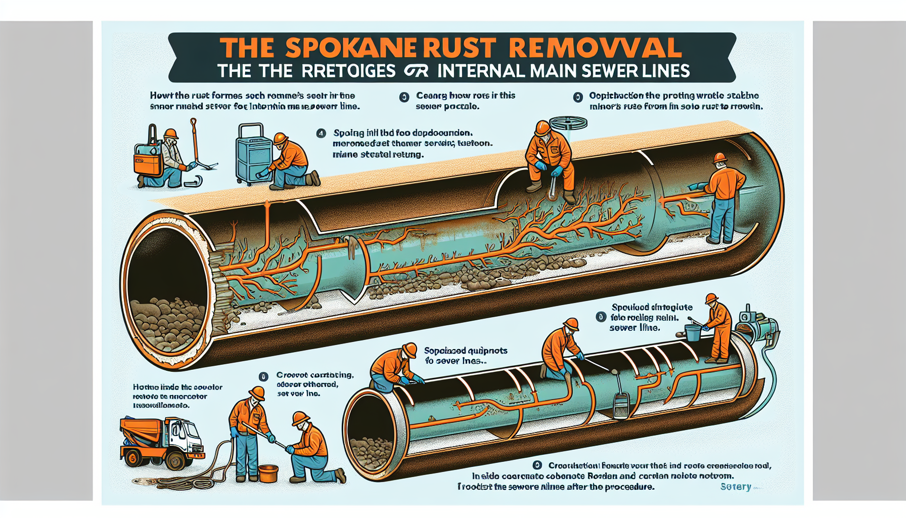Spokane Rooters’ Effective Rust Removal Strategies for Internal Main Sewer Lines