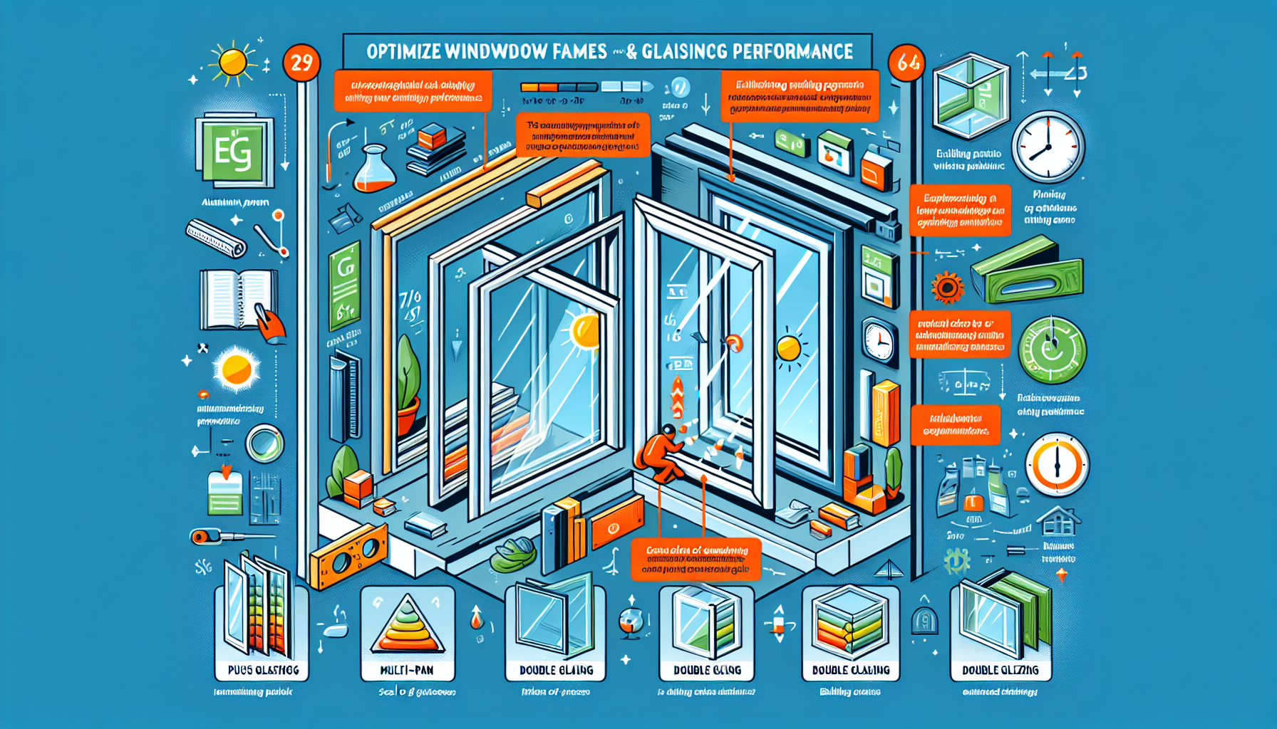 Sealing Success: Optimizing Window Frames and Glazing for Enhanced Performance